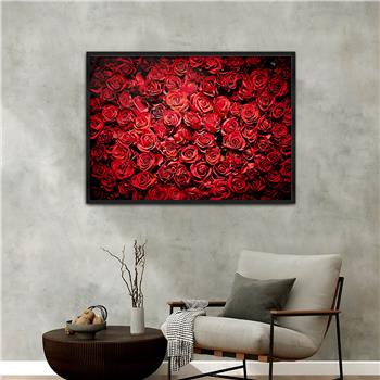 bedrucktes Glas mit Aluminiumrahmen und Natur Themen 