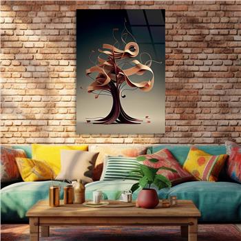 Thema Natur auf bedrucktem Glas