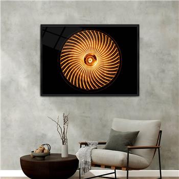 bedrucktes Glas mit Aluminiumrahmen und Kunst Themen 