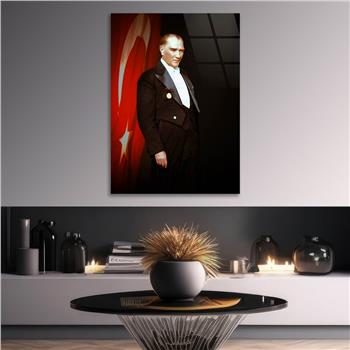 Dikey VatanTemalı Cam Tablo 264