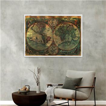 Aluminium Omlijste Kunst Thema Geharde Glasschilderij 086