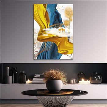 Kunst Thema auf bedrucktem Glas 300