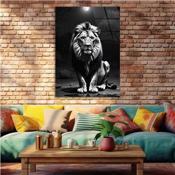 Dikey Doğa Temalı Cam Tablo 344