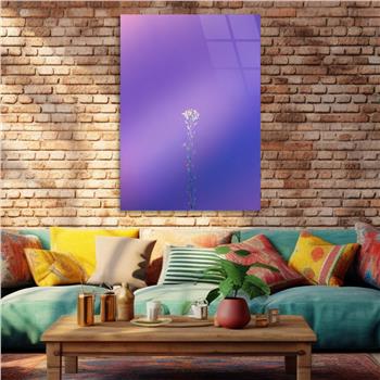 Kunst Thema auf bedrucktem Glas