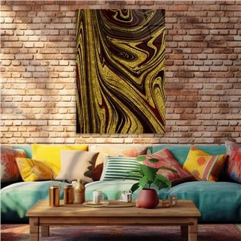 Dikey Sanat Temalı Cam Tablo 545