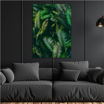 Dikey Sanat Temalı Cam Tablo 567