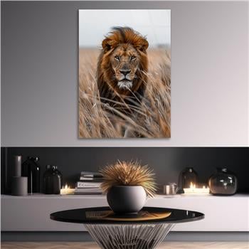 Dikey Doğa Temalı Cam Tablo 316