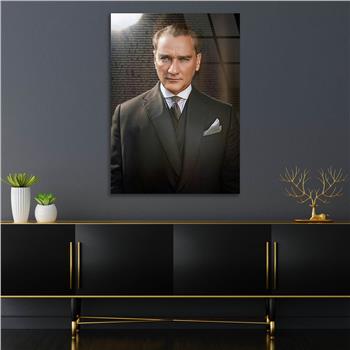 Dikey VatanTemalı Cam Tablo 204