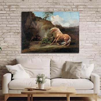 Kunst Thema auf bedrucktem Glas