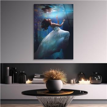 Kunst Thema auf bedrucktem Glas