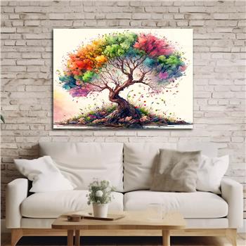 Yatay DoğaTemalı Cam Tablo 409