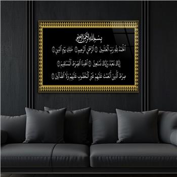 Religiöses Thema auf bedrucktem Glas