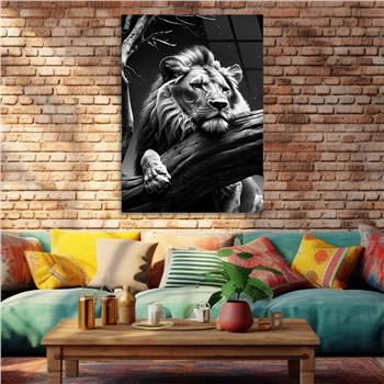 Dikey Doğa Temalı Cam Tablo 346