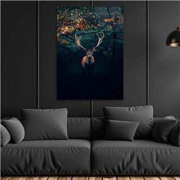 Dikey Doğa Temalı Cam Tablo 282