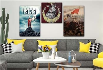 Nation Thematisches 2-teiliges bedrucktes Glas und Uhrenset