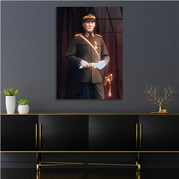 Dikey VatanTemalı Cam Tablo 211