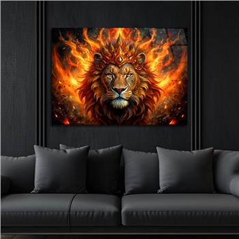 Yatay Doğa Temalı Cam Tablo 447