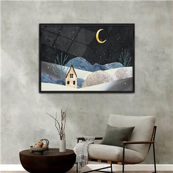 bedrucktes Glas mit Aluminiumrahmen und Kunst Themen 