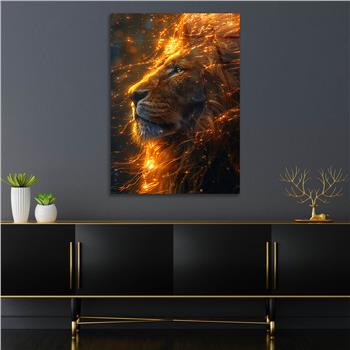 Dikey Doğa Temalı Cam Tablo 309