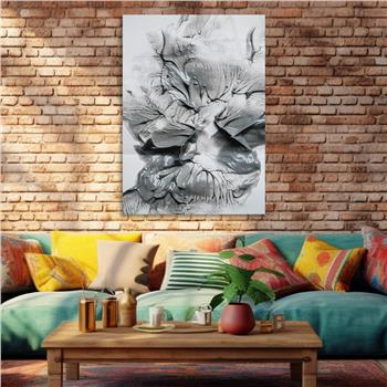 Dikey Sanat Temalı Cam Tablo 575