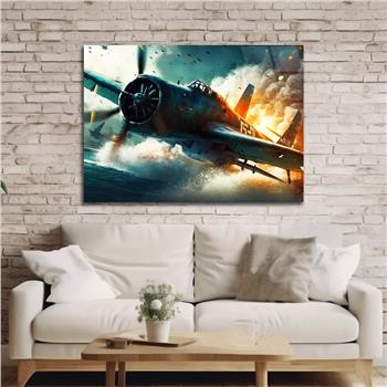 Yatay DoğaTemalı Cam Tablo 430