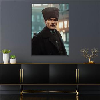 Dikey VatanTemalı Cam Tablo 279