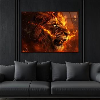 Yatay Doğa Temalı Cam Tablo 455