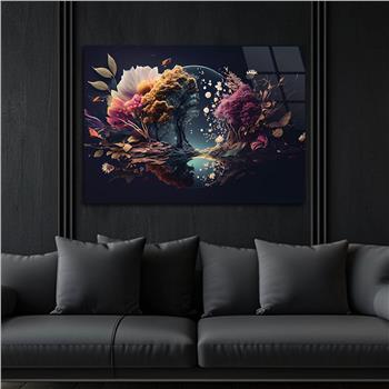 Kunst Thema auf bedrucktem Glas 335