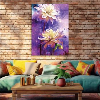 Kunst Thema auf bedrucktem Glas