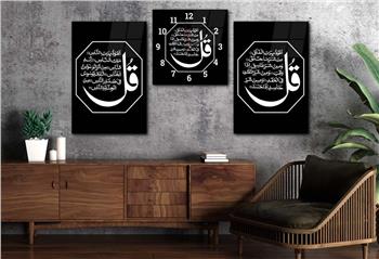 Ensemble de Tableaux et d’horloge 2 pièce sur le thème religieux