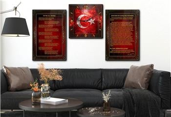 Vatan Temalı Saatli Set 043