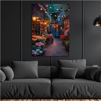 Dikey Doğa Temalı Cam Tablo 283