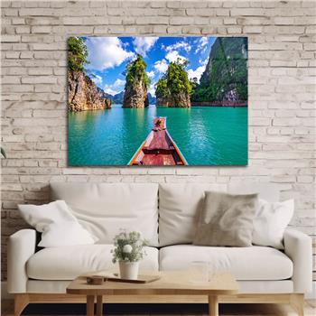 Yatay DoğaTemalı Cam Tablo 363