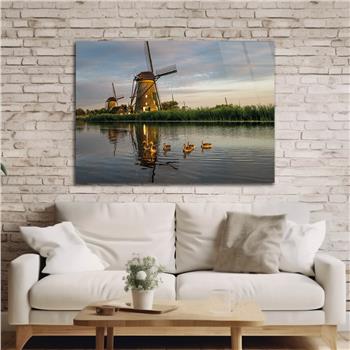 Thema Natur auf bedrucktem Glas