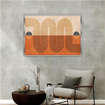 bedrucktes Glas mit Aluminiumrahmen und Kunst Themen 