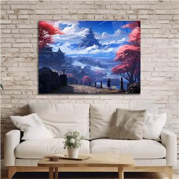 Yatay DoğaTemalı Cam Tablo 377