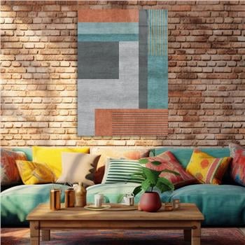 Kunst Thema auf bedrucktem Glas