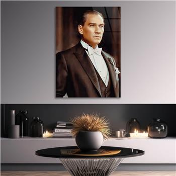 Dikey VatanTemalı Cam Tablo 260