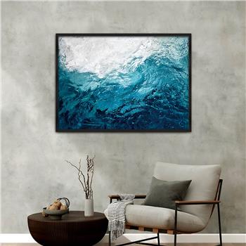 Aluminium Omlijste Natuur Thema Geharde Glasschilderij 082