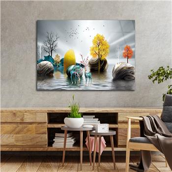 Tempered Glasss Wall Arts Art-Themed