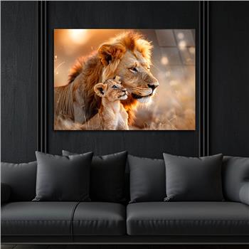 Yatay Doğa Temalı Cam Tablo 464