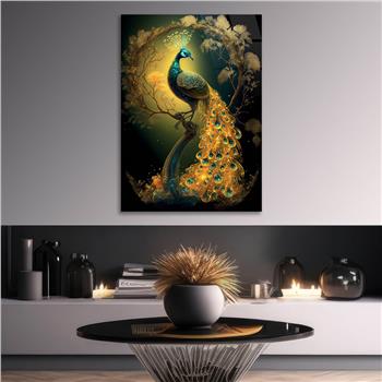 Thema Natur auf bedrucktem Glas