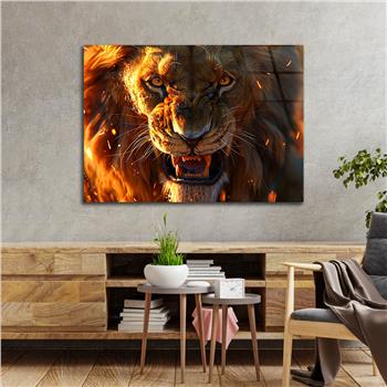 Yatay Doğa Temalı Cam Tablo 532