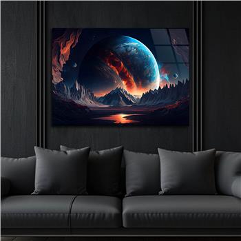 Kunst Thema auf bedrucktem Glas 488