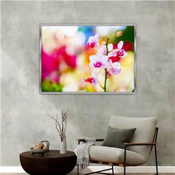 Aluminium Omlijste Natuur Thema Geharde Glasschilderij 127