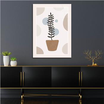 Dikey Sanat Temalı Cam Tablo 375