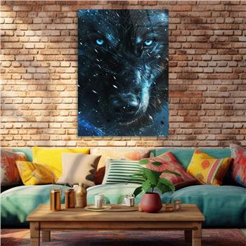 Dikey Doğa Temalı Cam Tablo 443