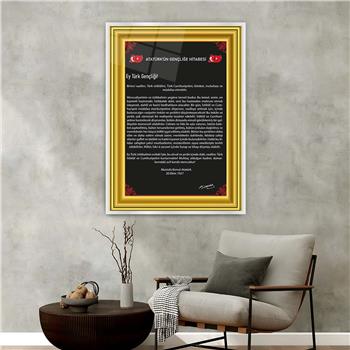 Tableau en verre  à thème national avec cadre en aluminium 104