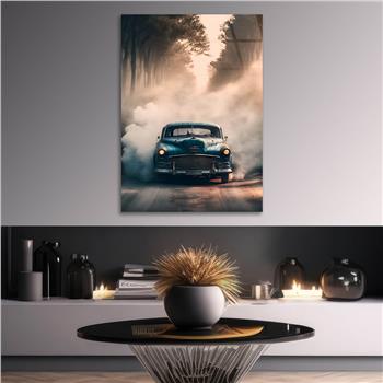 Dikey Doğa Temalı Cam Tablo 250