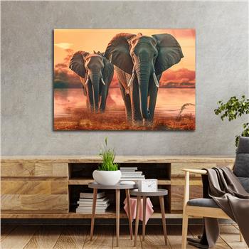 Yatay Doğa Temalı Cam Tablo 560